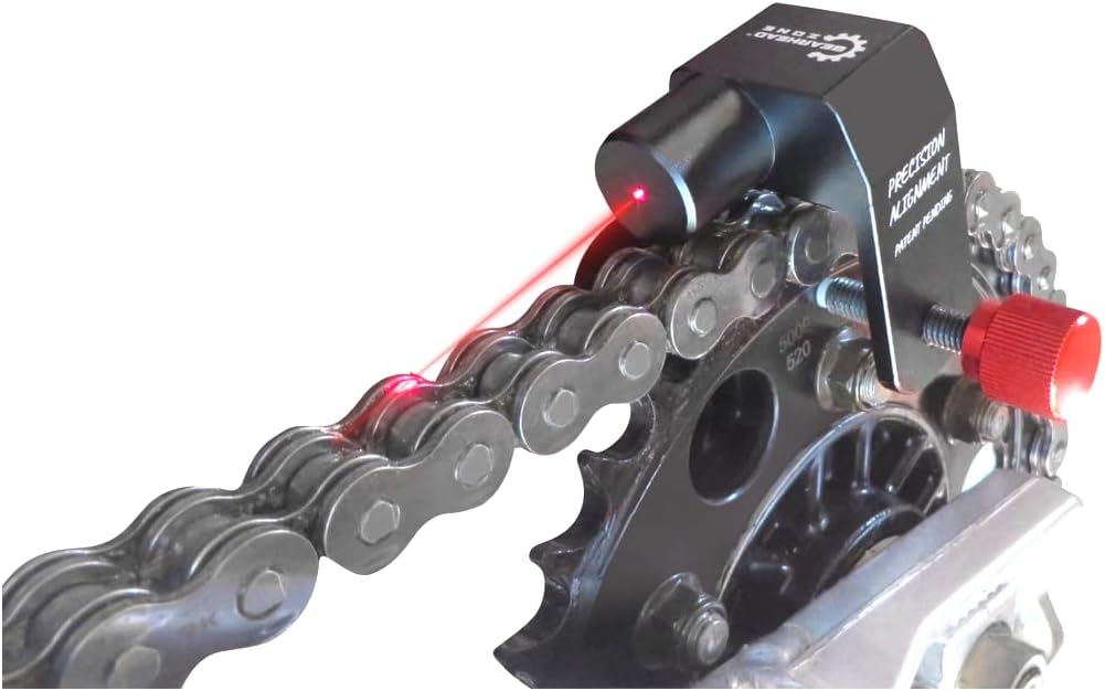 Chain & Sprocket Alignment Tool for Precision Motorcycle Setup