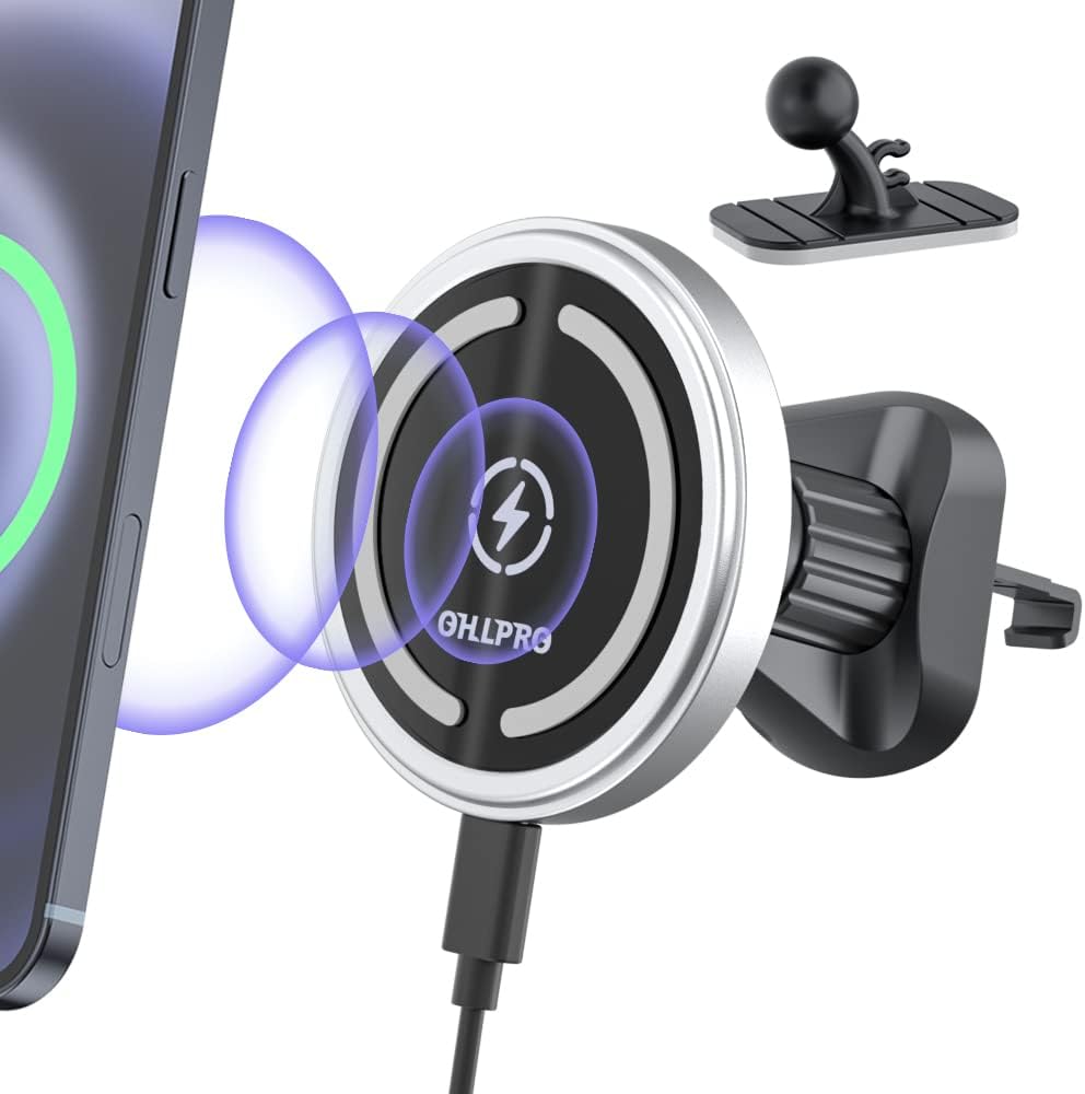 360 Magnetic Car Charger Mount for iPhone