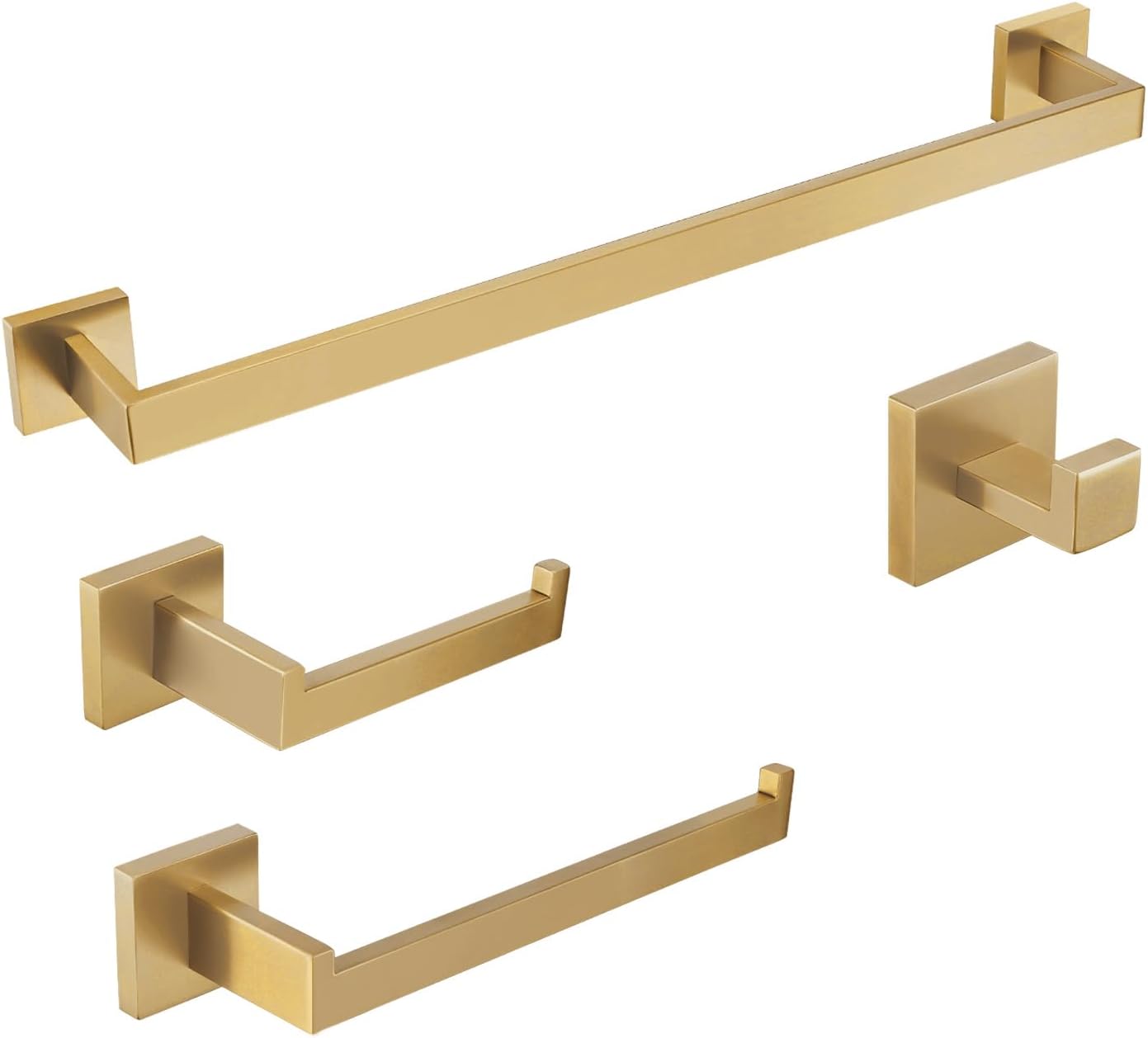 BAGNOLUX Gold Towel Bar Set - Stylish Bathroom Accessories