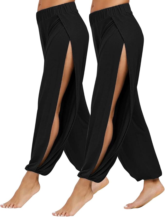 PACBREEZE Women's Yoga Harem Pants for Active Workouts
