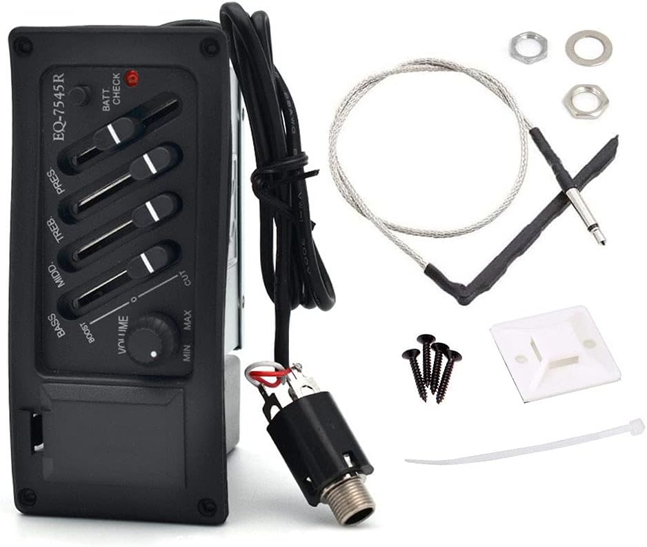 Enhance Sound: Jiayouy 4 Band EQ-7545R for Acoustic Guitars