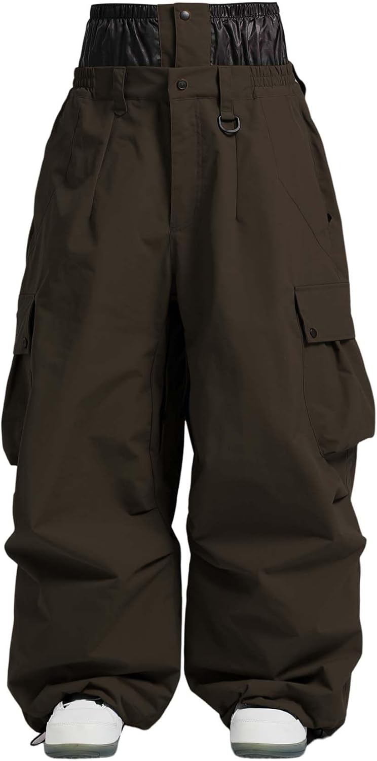 Men Women Snowboard Pants Super Baggy Insulated Waterproof