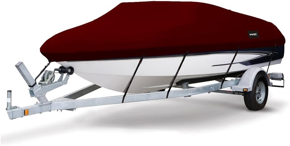Heavy Duty Oxford Polyester Trailerable Boat Cover for V-Hull