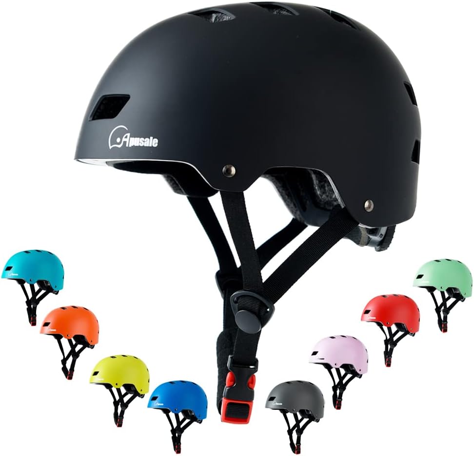 Apusale Adjustable Bike Helmet - Multi-Sport for All Ages