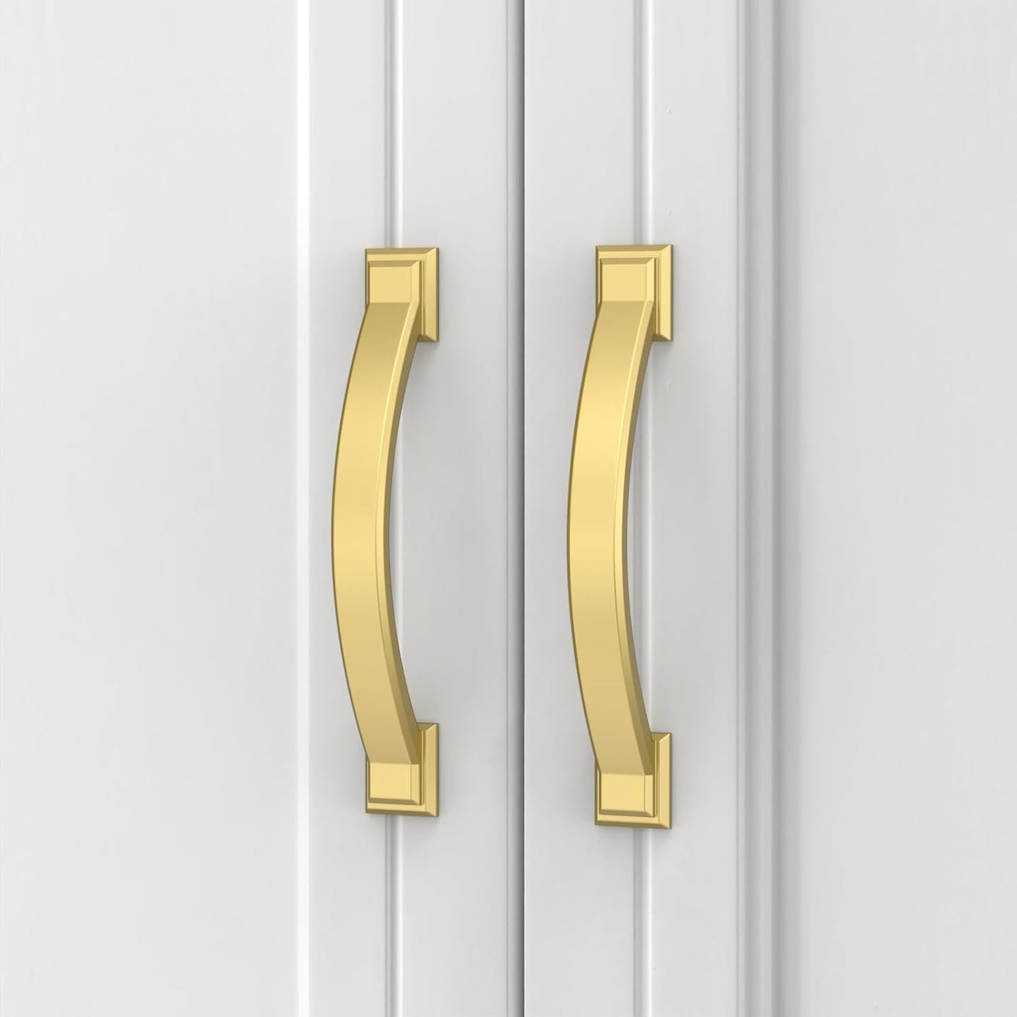 Asidrama 10 Pack 3.75 Inch Brushed Gold Cabinet Handles Review