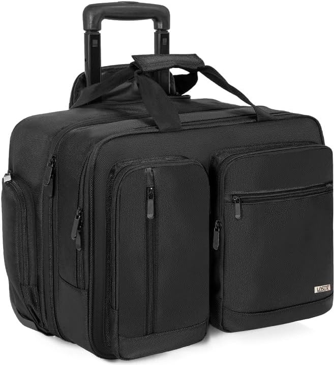 Rolling Laptop Bag with RFID Blocking Pocket for Travel