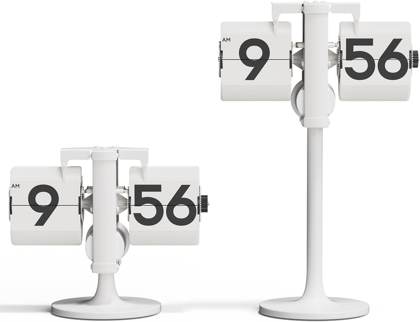 mooas Adjustable Flip Desk Clock for Home and Office Use
