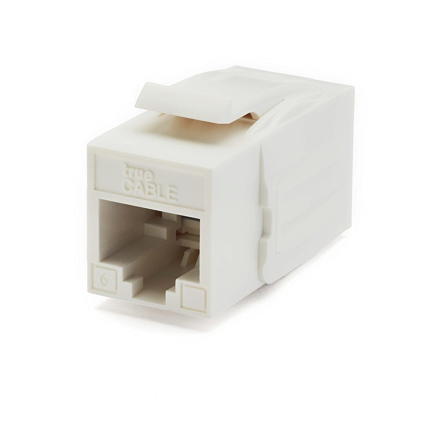 TRUE CABLE Cat6 Keystone Jack Coupler for Easy Install