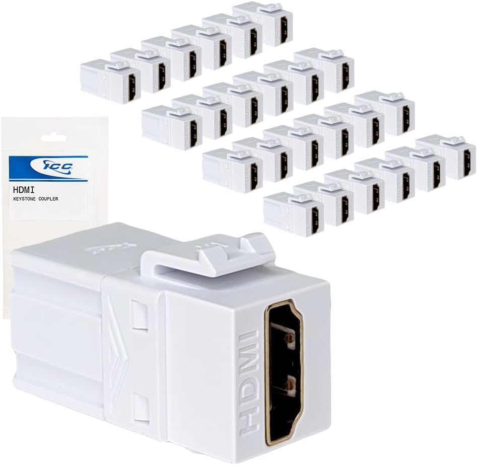High-Performance HDMI Keystone Jack for Seamless AV Connections