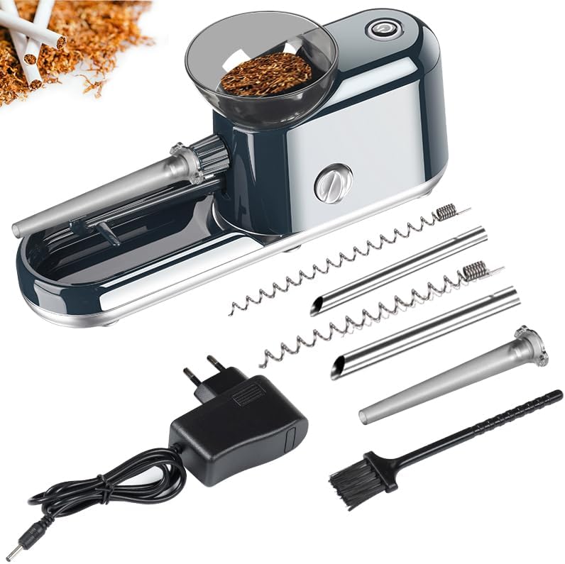 Portable Electric Cigarette Rolling Machine: Dual Tube Sizes, Malisseladi