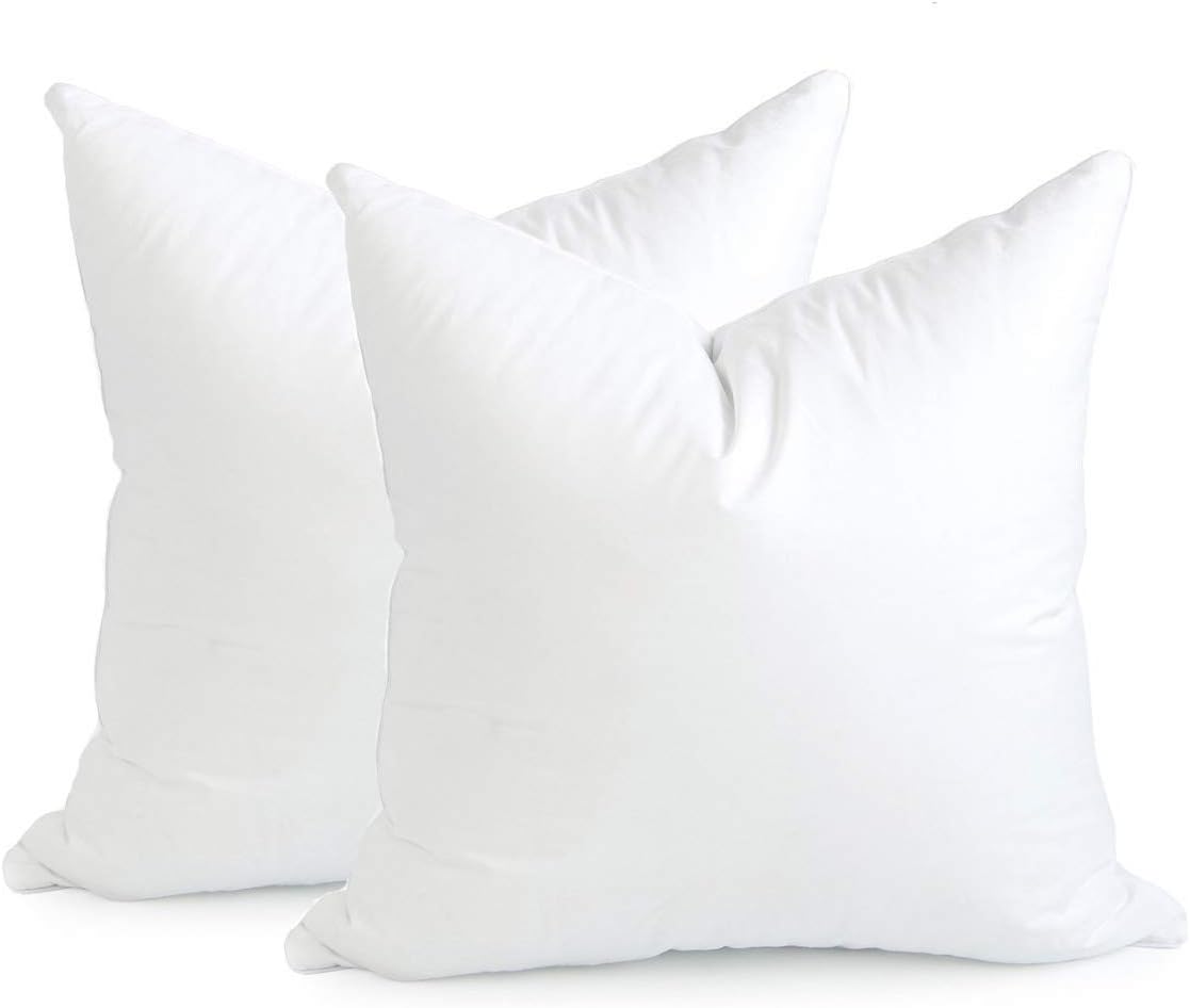Hofdeco Premium Throw Pillow Inserts for Indoor and Outdoor Use