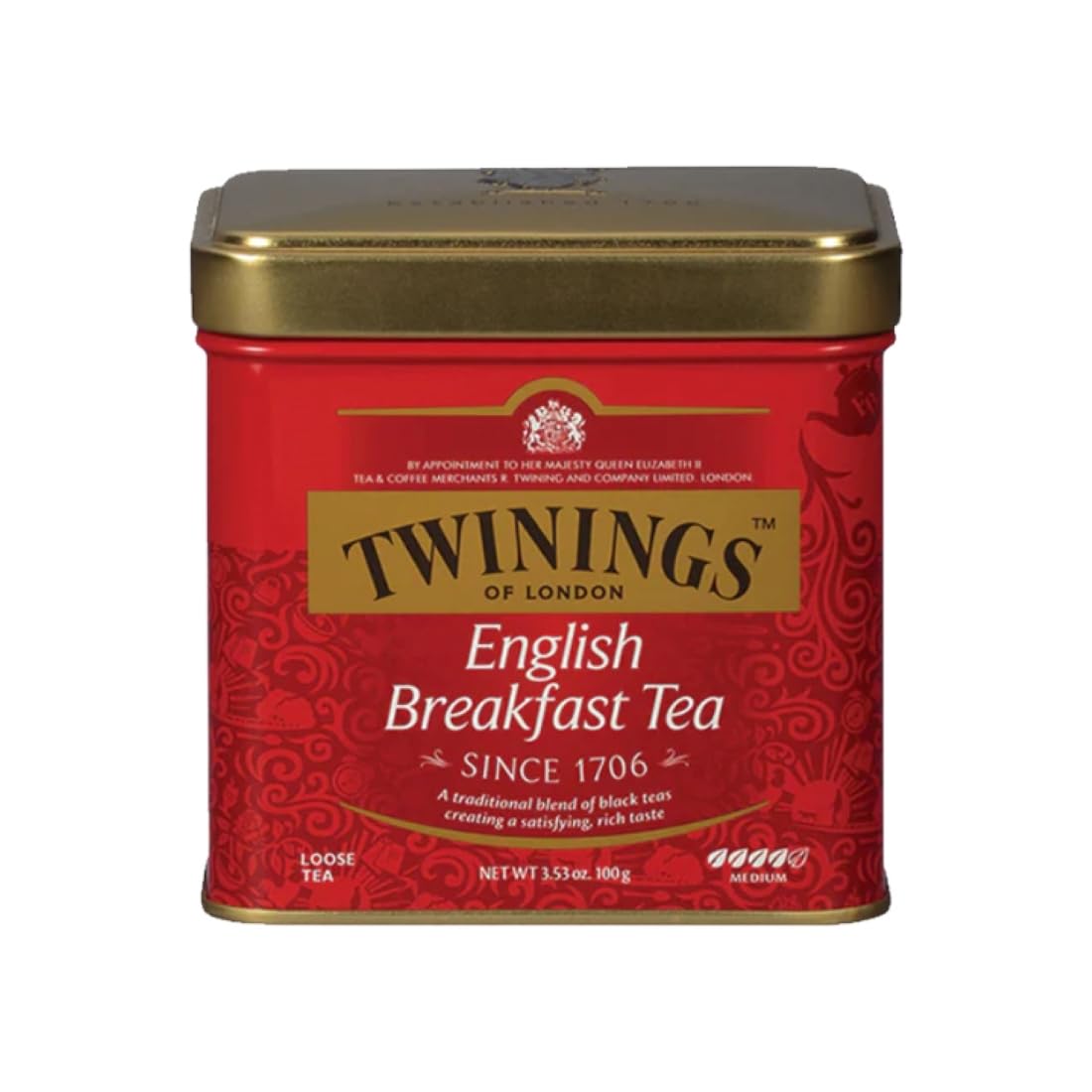 Twinings English Breakfast Loose Tea Tins for Perfect Brews