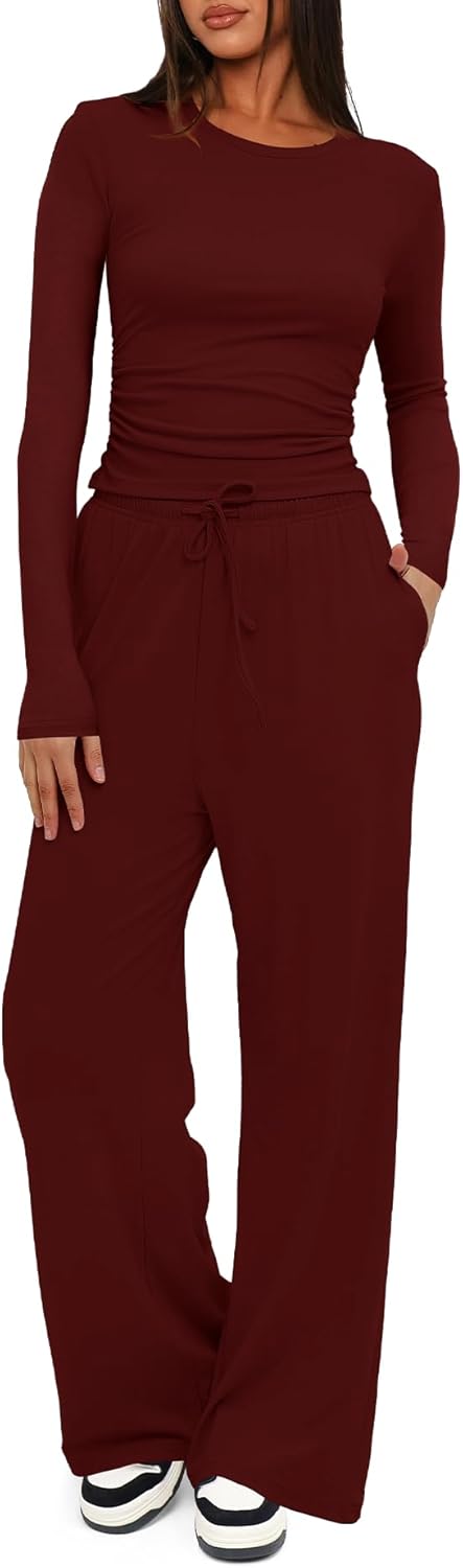 Darong Women's 2 Piece Outfits for Fall: Stylish Lounge Set