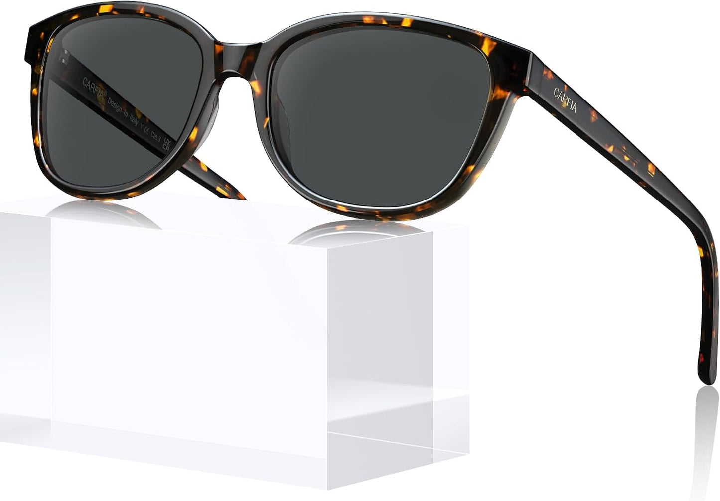 Designer Polarized Sunglasses for Women with UV Protection