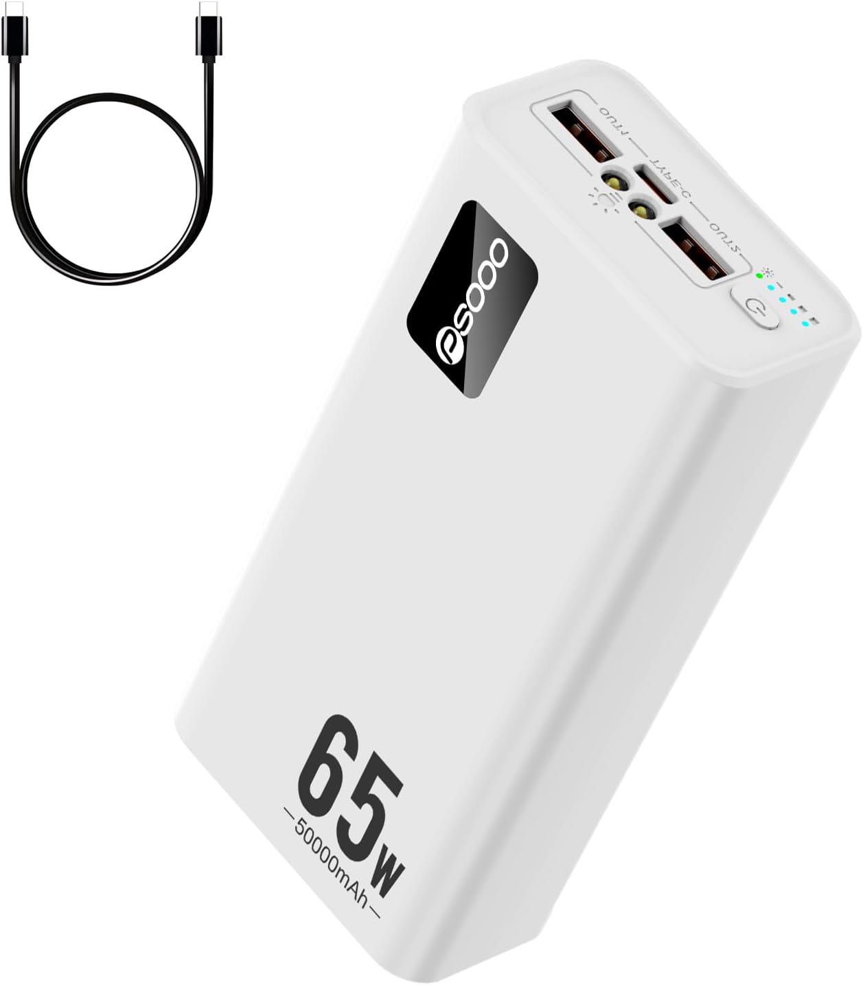 50000mAh Power Bank with 65W Fast Charging for All Devices