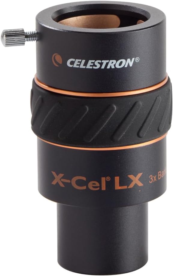 Celestron 1.25 Inch X-Cel LX Barlow Lens for Enhanced Viewing