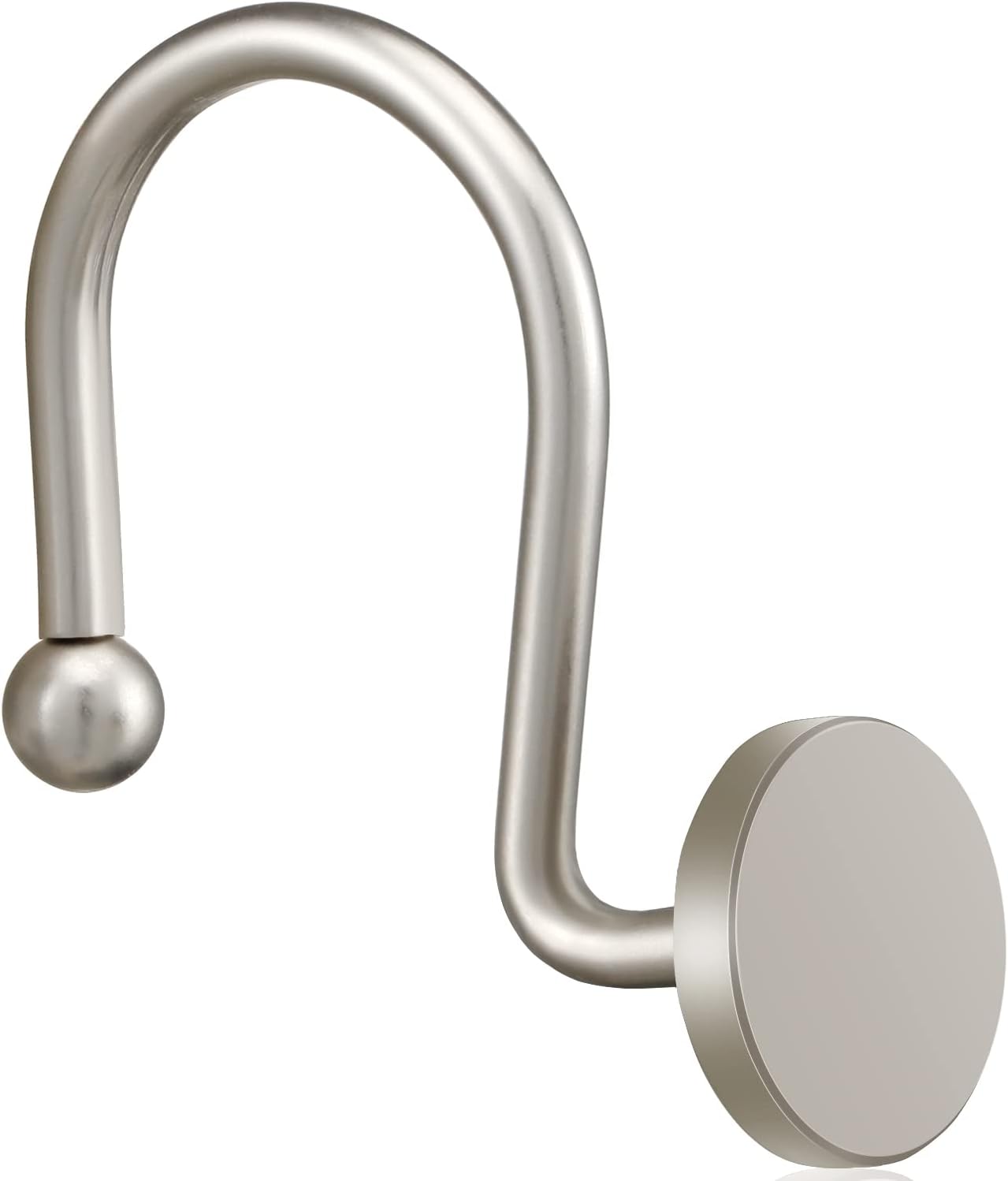 Rustproof Nickel Shower Hooks, Set of 12