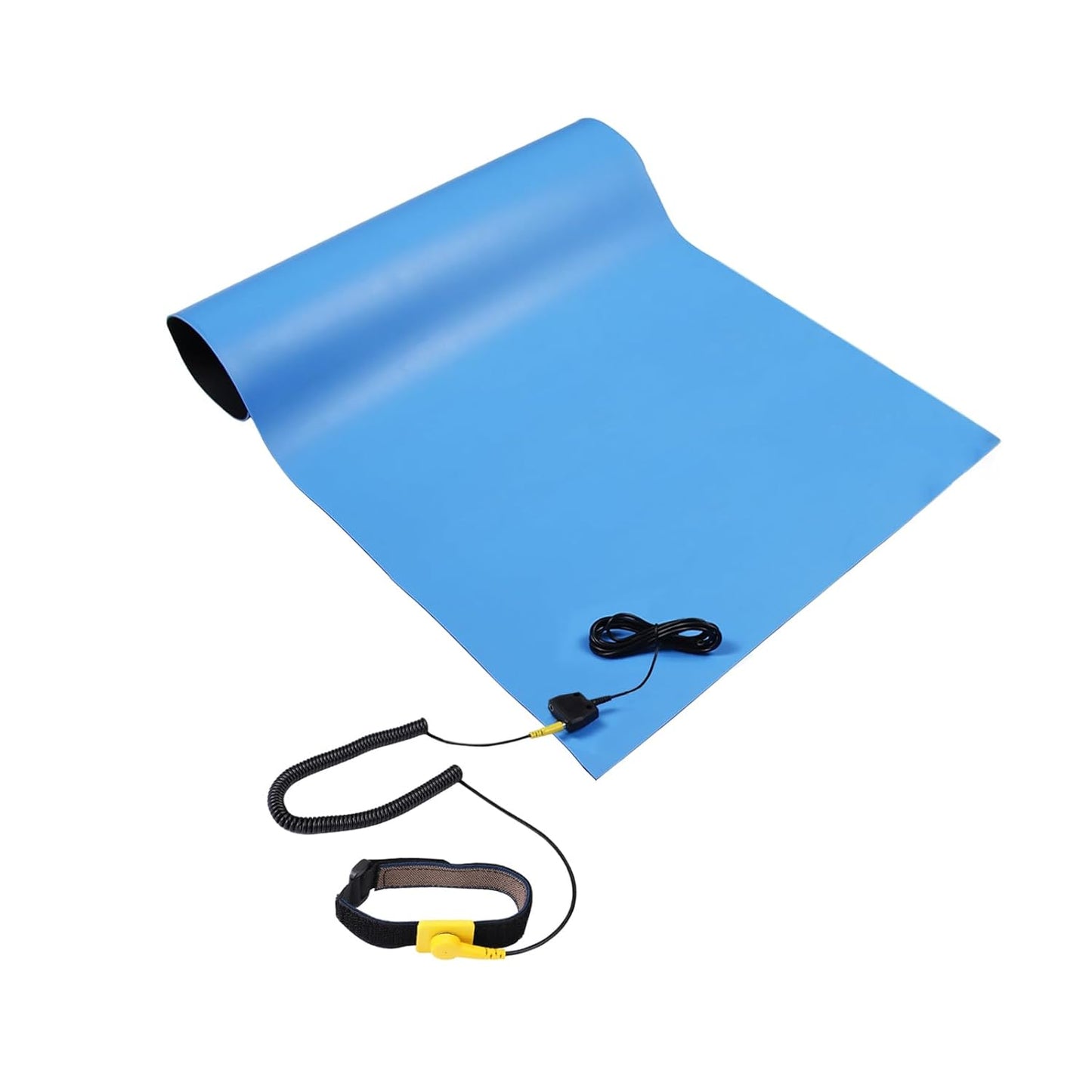 Anti Static Mat for PC ESD Protection - 24in x 48in Blue Kit