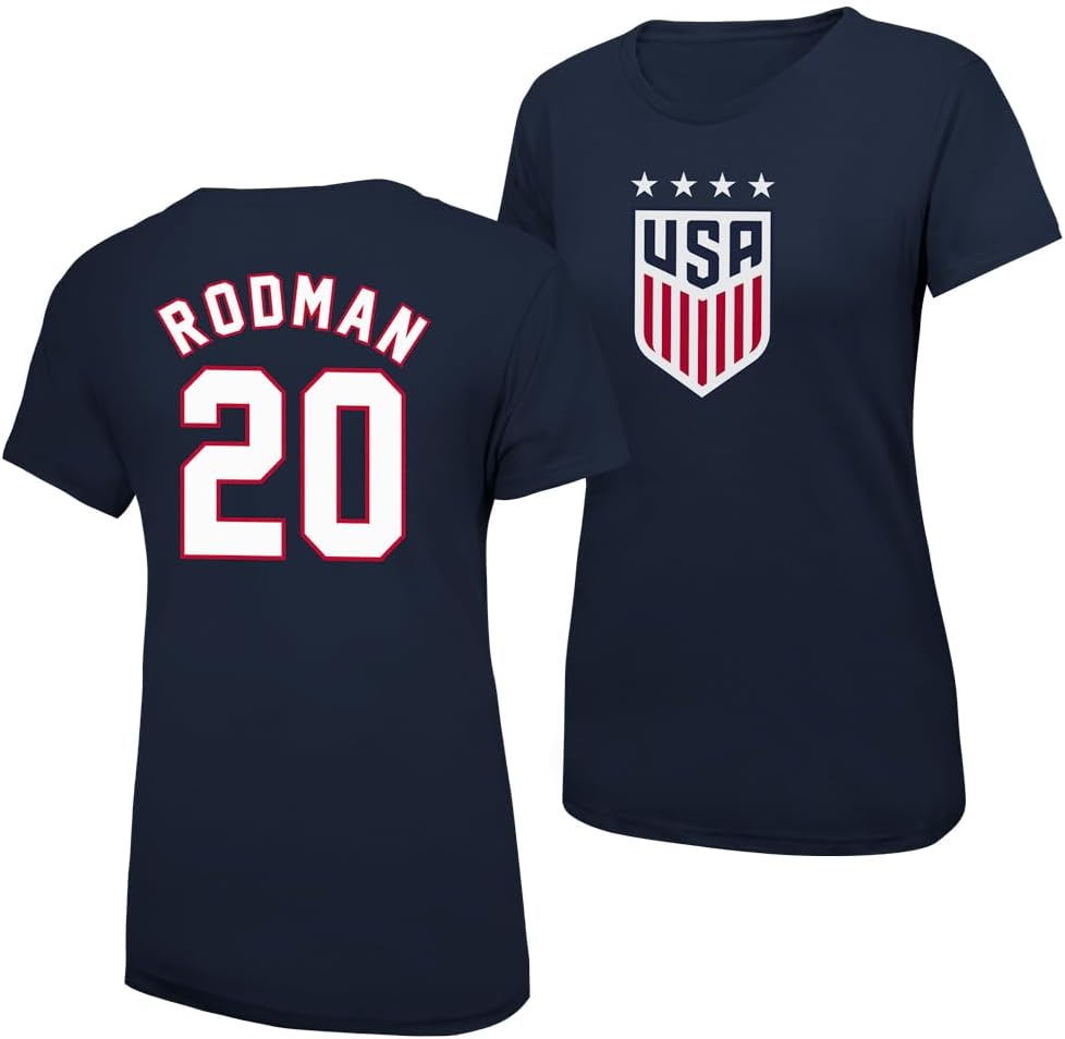Icon Sports Official National Soccer Team Cotton T-Shirt for Women