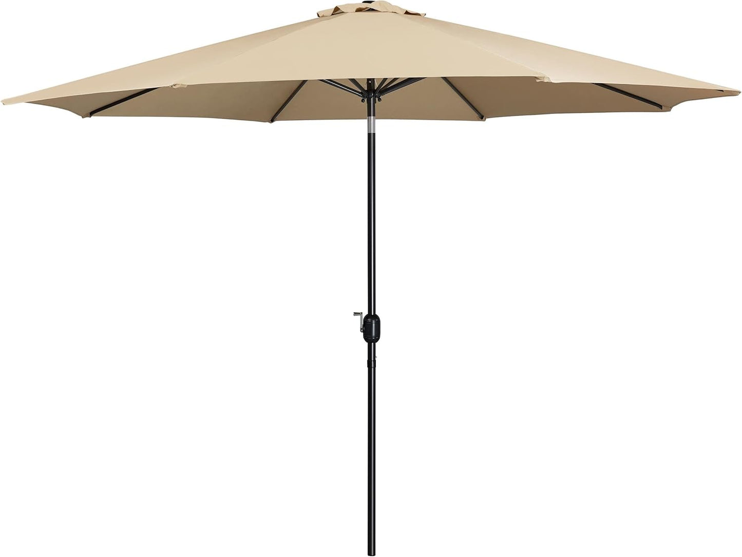 11FT Patio Umbrella with Push Button Tilt & Crank for Shade
