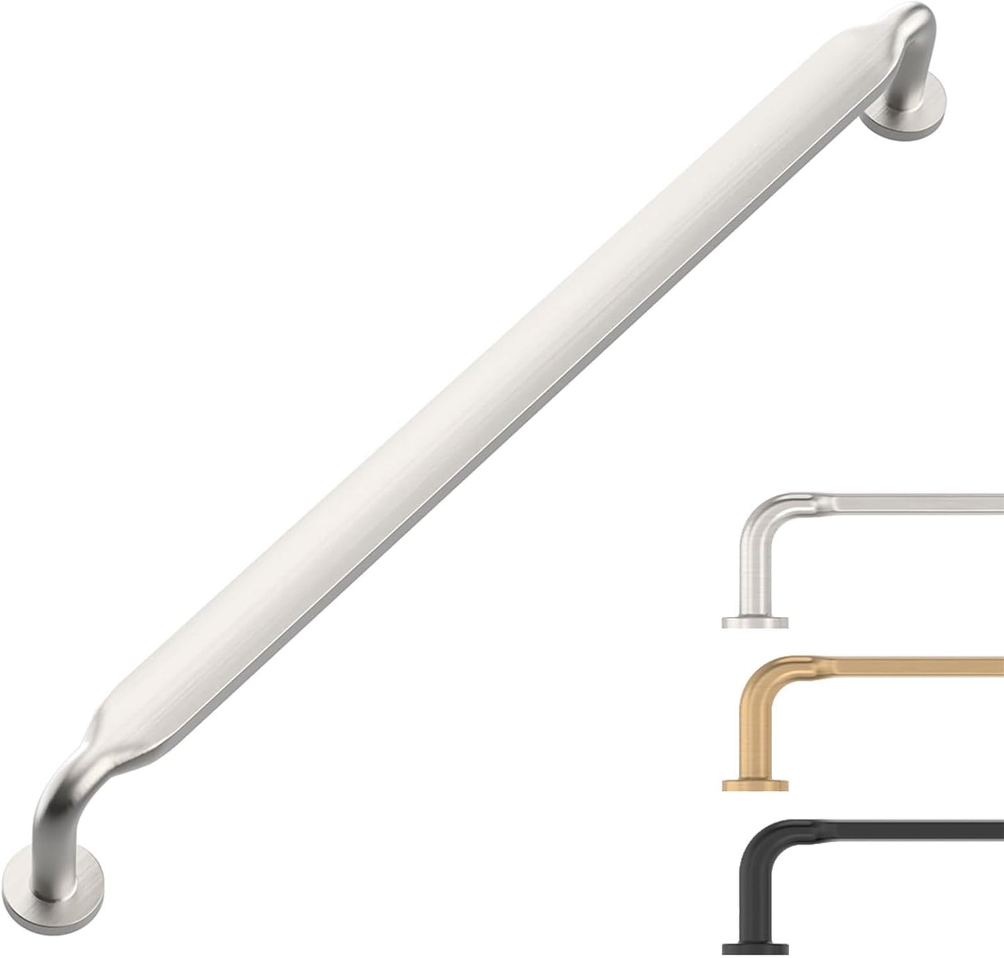 10 Pack Brushed Satin Nickel Cabinet Pulls for Kitchen Drawers
