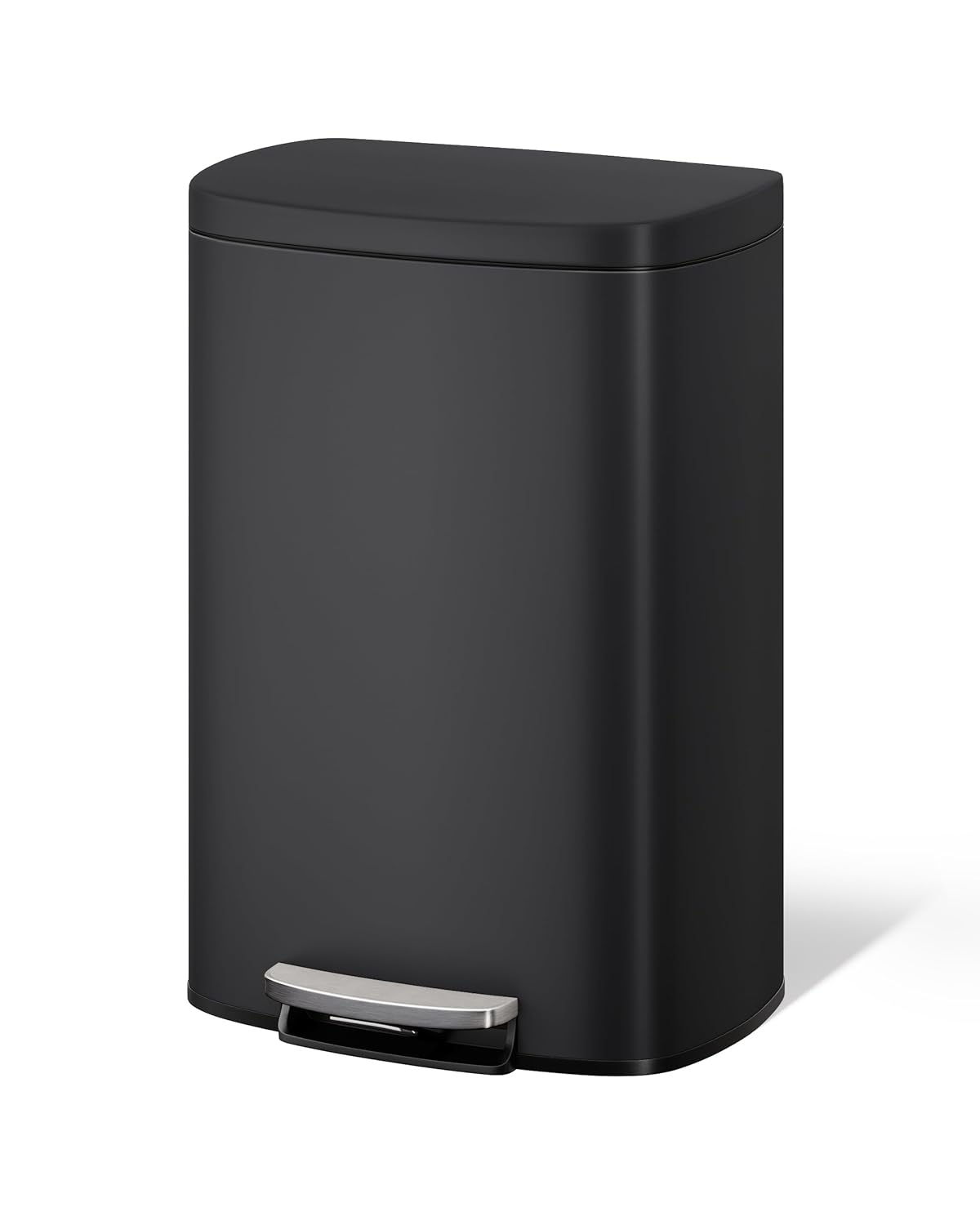 Garvee 13 Gal Metal Kitchen Trash Can with Soft Close Lid