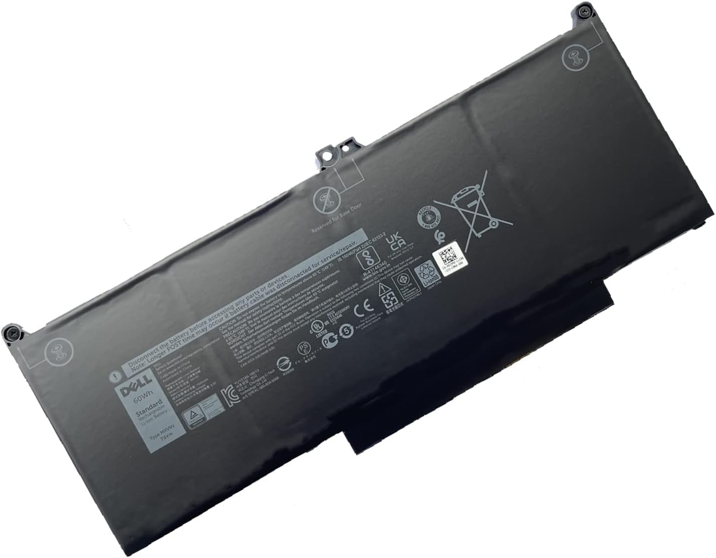 DELL MXV9V 60Wh 4-Cell Notebook Battery for Latitude Series