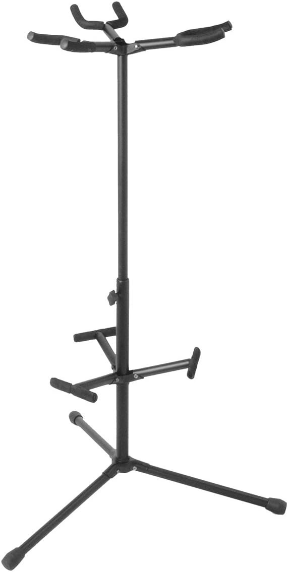 On-Stage Triple Guitar Stand - Space-Saving Stability