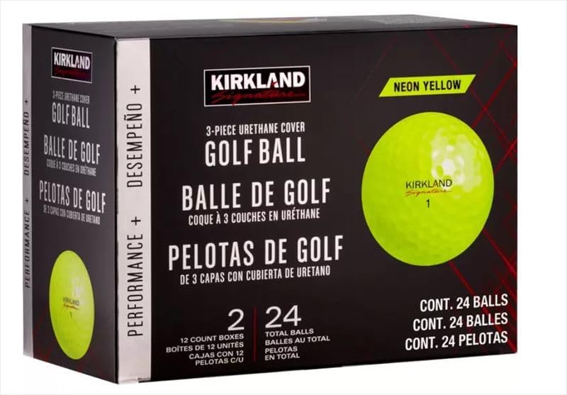 Kirkland Signature 3-Piece Golf Balls for Enhanced Performance