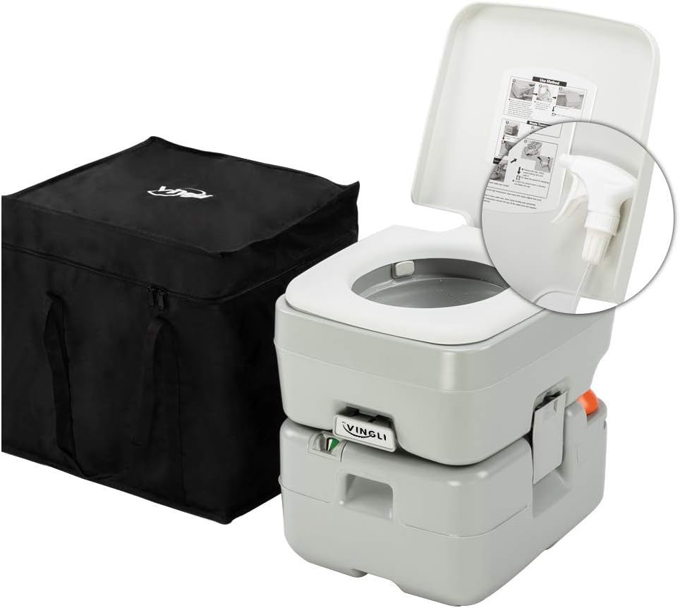 VINGLI Portable Camping Toilet - Ultimate Convenience