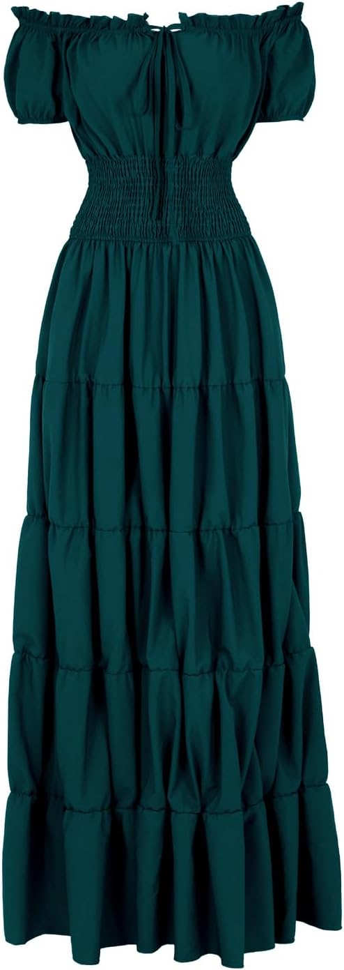 Renaissance Costume Women Medieval Chemise Dress for Events