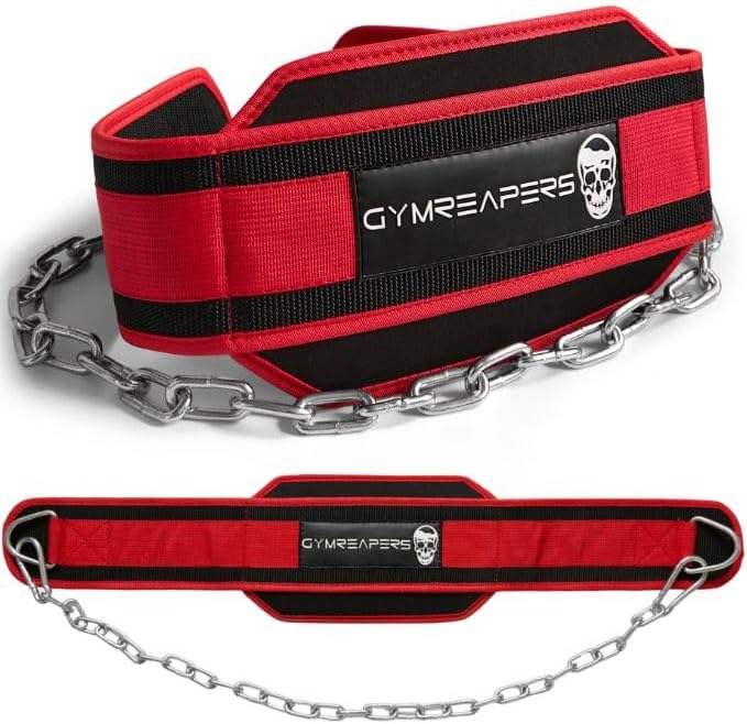 Gymreapers Dip Belt With Chain For Weightlifting And Pull Ups