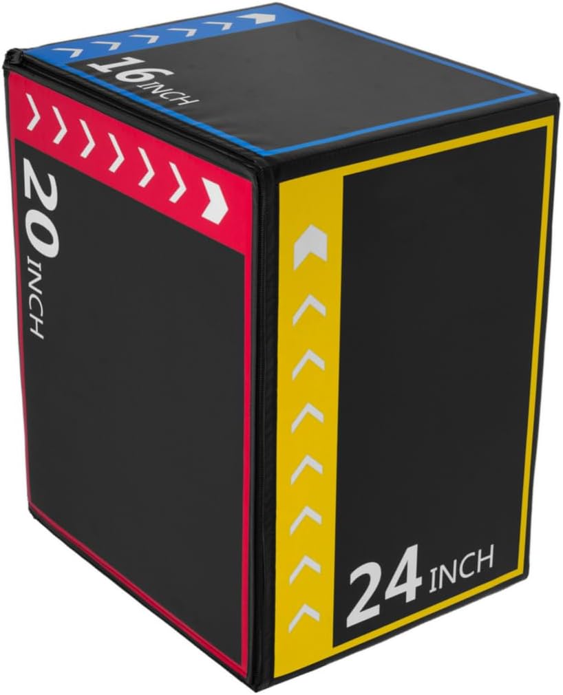 3-in-1 Plyo Jumping Exercise Box for Home Gym Workouts