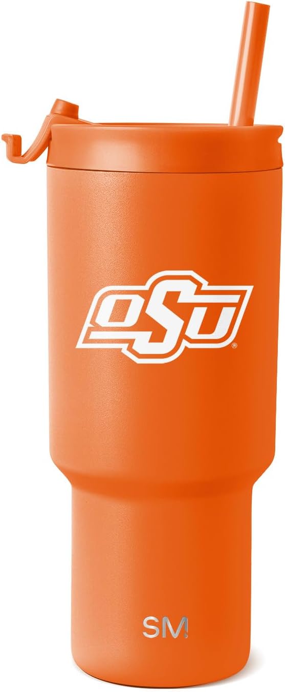 30oz Tumbler with Flip Lid and Straws - Perfect for Cowboys Fans