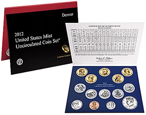2012 P, D U.S. Mint 28 Coin Uncirculated Set with CoA