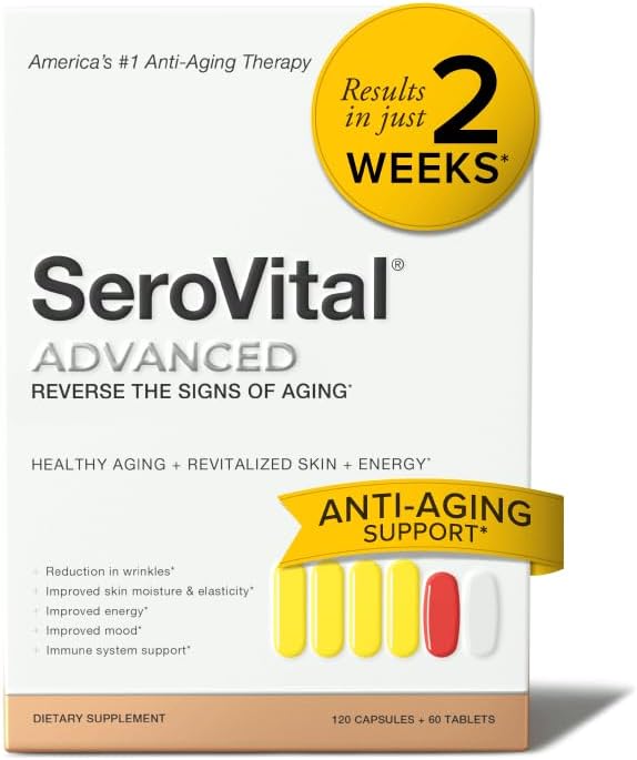SeroVital Advanced Anti-Aging Supplement for Women - 30 Day Supply