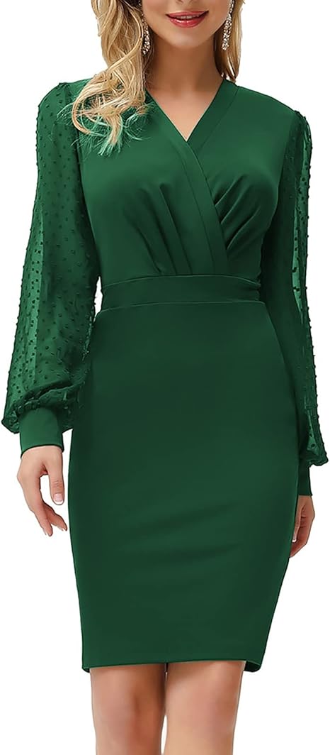 GRACE KARIN Women's Pencil Work Dress for Elegant Occasions