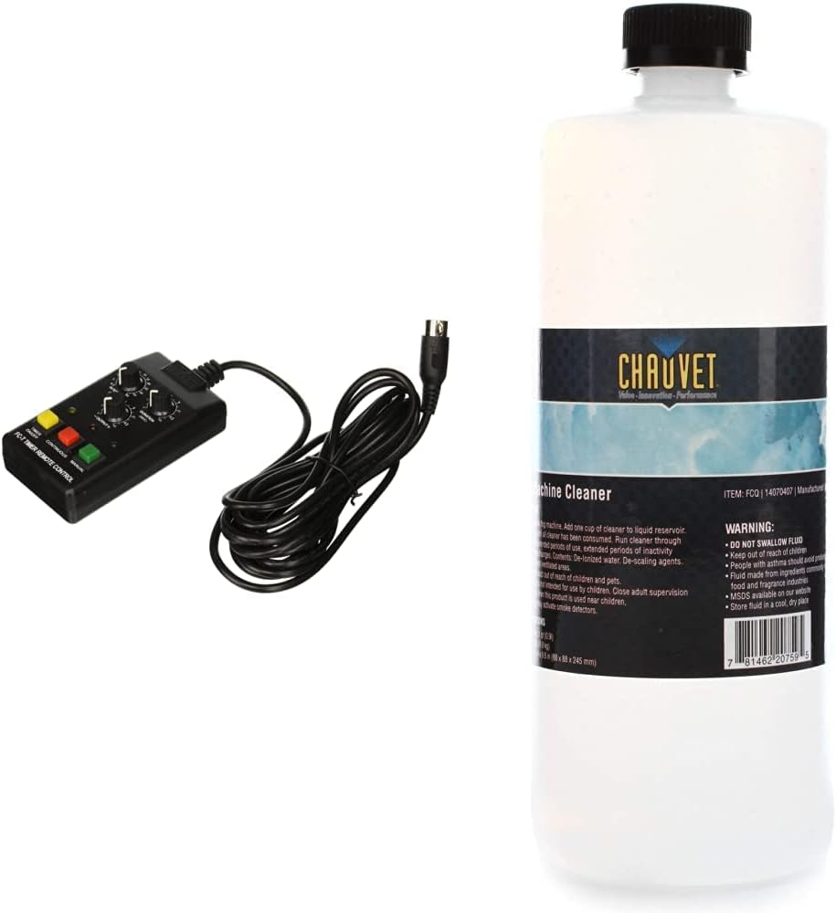 CHAUVE DJ FC-T Wired Fog Machine Timer Remote with Cleaner