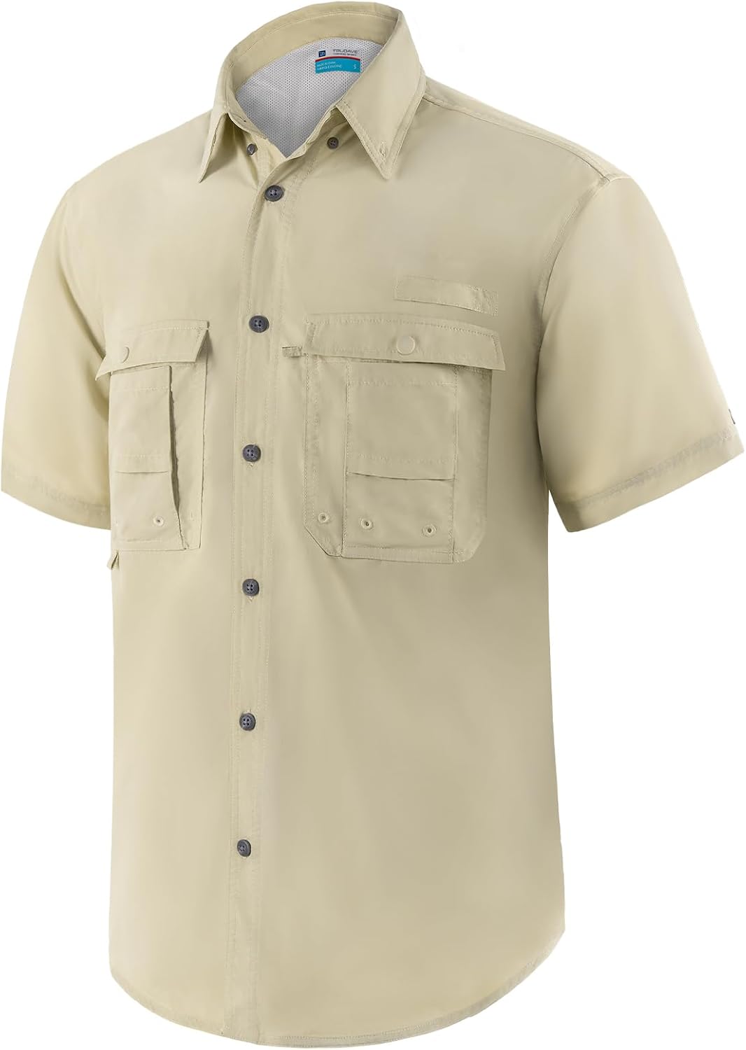 TruDav Men's Quick Dry Fishing Shirts - UPF 50+ Sun Protection
