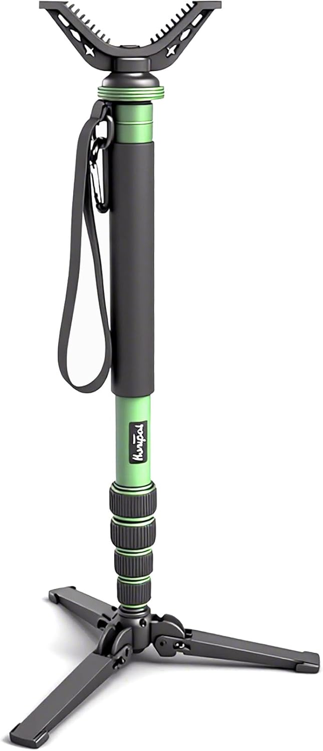 HUNTPAL Hunting Monopod Shooting Tripod Stick for Steady Shots