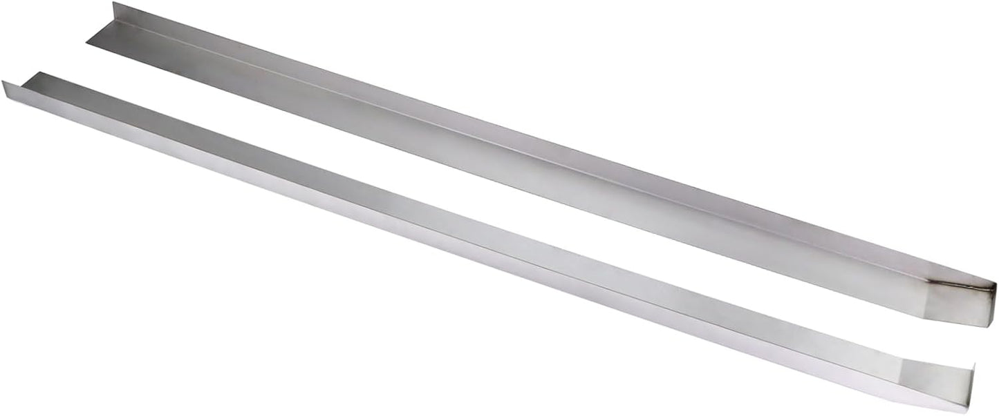 Upgraded Stainless Steel RV Slide Out Ski Set for Floor Protection