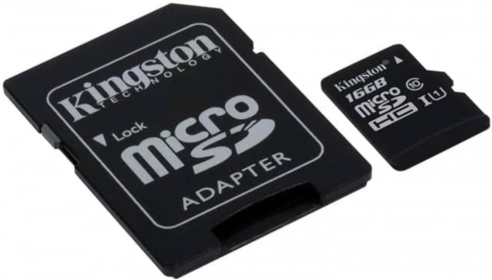 Kingston 16GB microSD Class 10 Memory Card - High Speed 80MB/s
