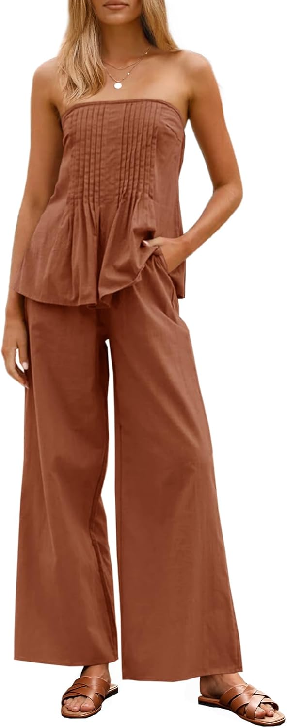 Tankaneo Womens 2 Piece Outfits for Summer Fun and Comfort