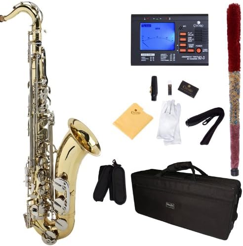 Mendini by Cecilio Tenor Saxophone for Beginners and Pros