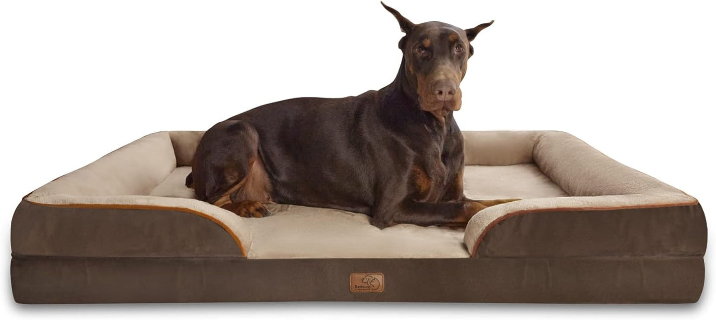 Bedsure XXL Orthopedic Dog Bed for Giant Dogs with Comfort