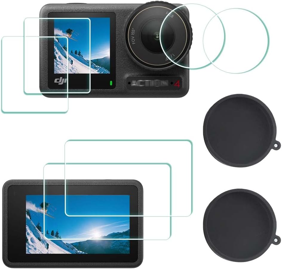 DJI OSMO Action 4 Screen Protector Set - Ultimate Protection Kit