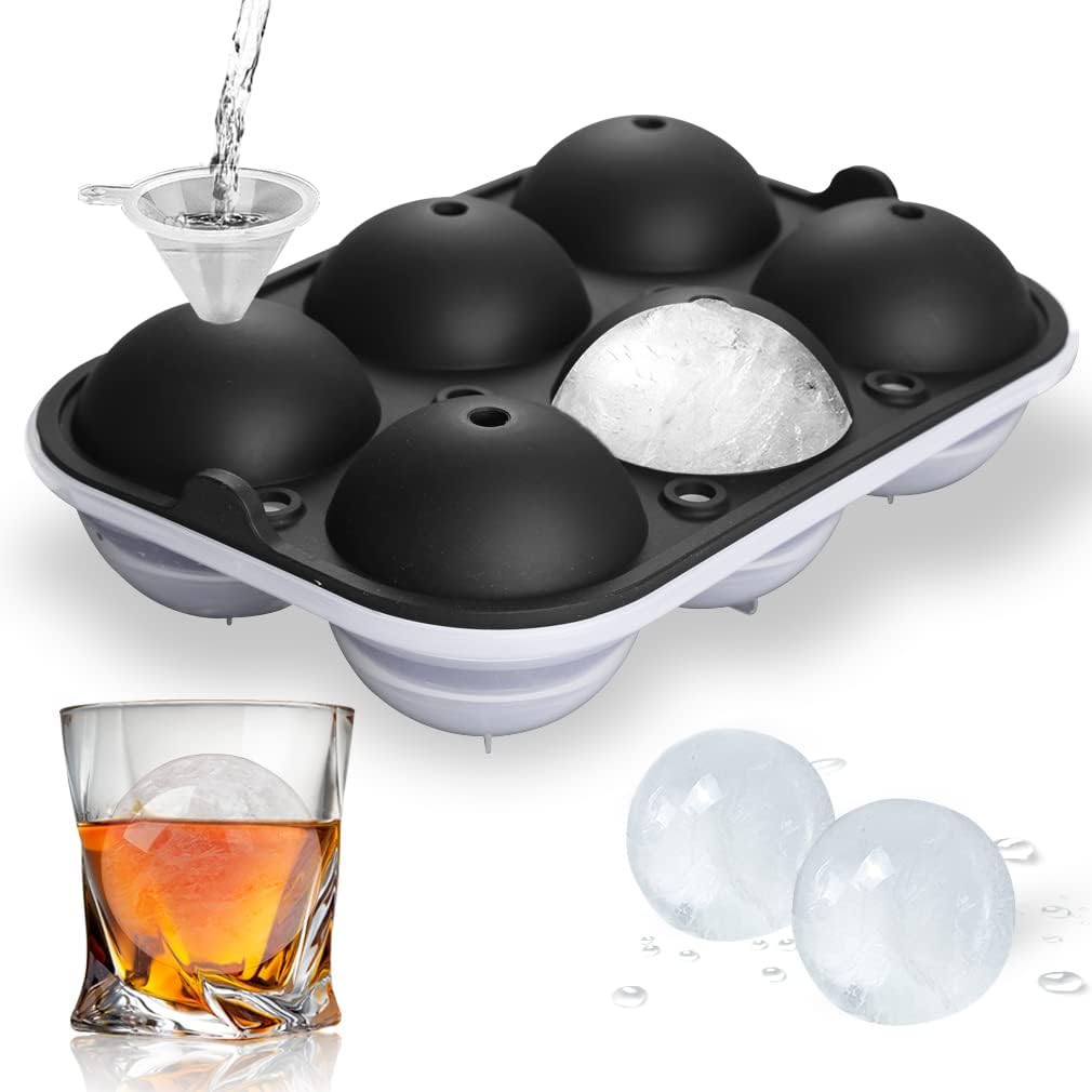 TINANA Ice Ball Maker - Easy Release 2.5 Spheres