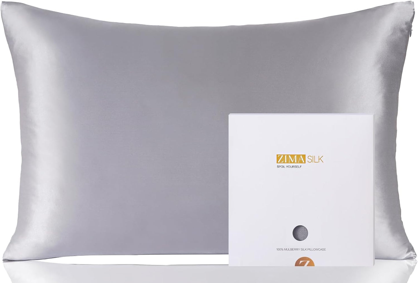 ZIMASILK 100% Pure Mulberry Silk Pillowcase for Hair Health