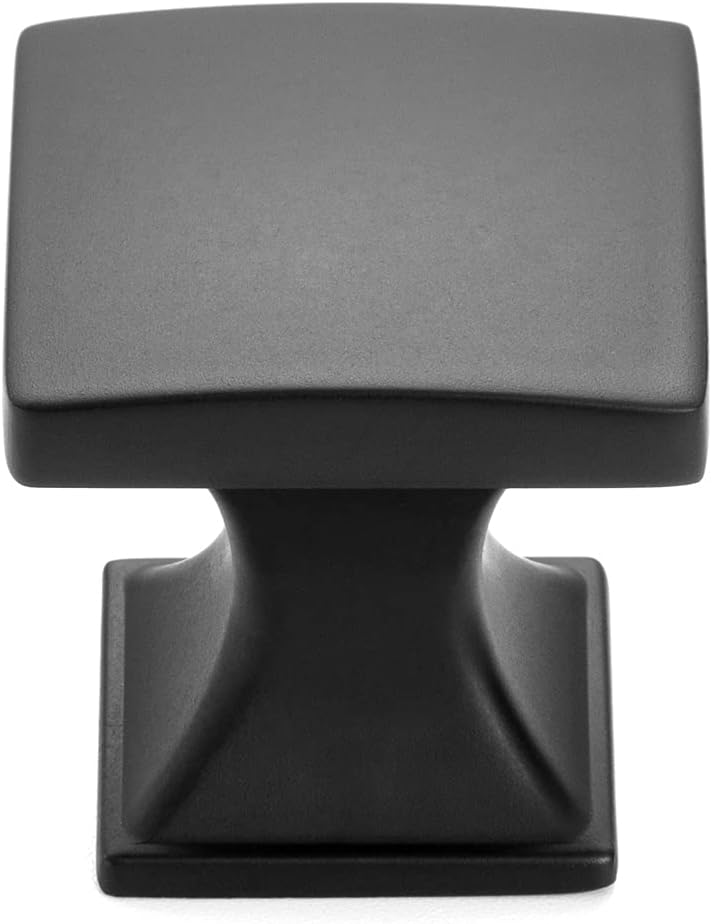 KOOFIZO 30 Pack Matte Black Cabinet Knobs for Stylish Decor