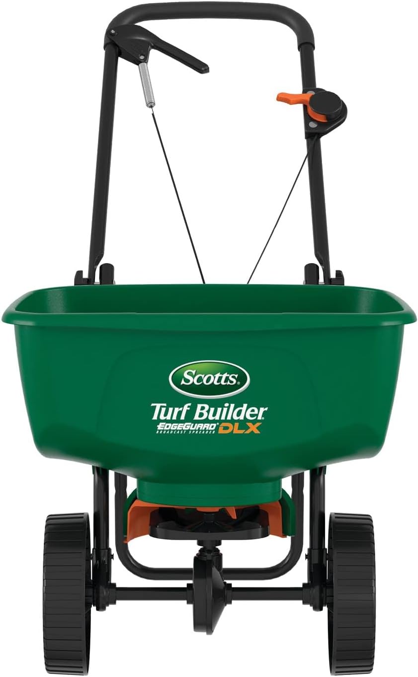 Scotts Turf Builder EdgeGuard DLX Spreader for Lawn Care